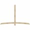 Ekena Millwork Bellingham Rough Sawn Timber Gable Bracket, Douglas Fir, 96"W x 64"H x 4"D x 4"F, 16/12 Pitch GBW096X64X0404BEL00RDF - alternate 1